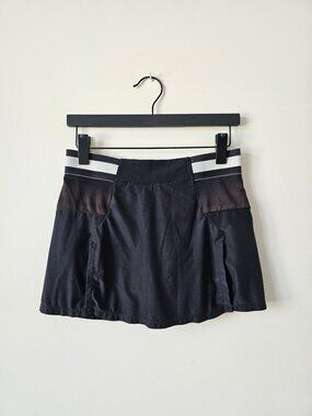 WILSON Black Tennis Skirt Lined Small